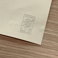 Ex-libris plante fleurie avec cible