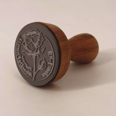 Tampon Ex-libris rose unique