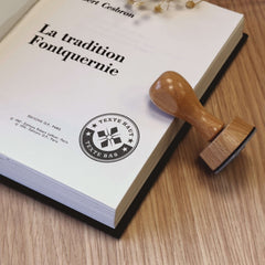 Tampon vintage 2 textes