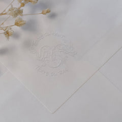 Timbre à sec dragon dessin