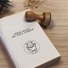 Tampon Ex-libris chat de la chance