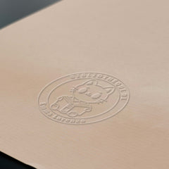 Embosseur Ex-libris lecteur chat