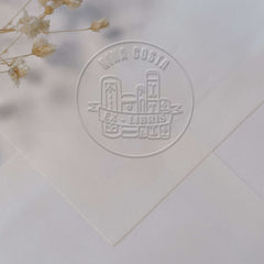 Embosseur Livres bannière ex-libris