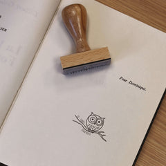 Tampon Hibou sur branche