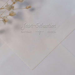 Embosseur Baptême croix pleine