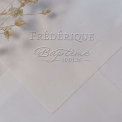 Embosseur Baptême élégance