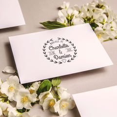 Tampon coeur ornements