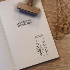 Tampon Ex-Libris Végétalisé