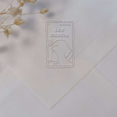 Timbre ex-libris oiseau