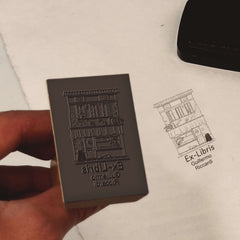 Tampon Ex-libris enseigne café