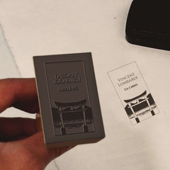 Tampon Ex-libris porte japonaise
