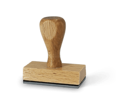 Tampon Bois Rectangle 3x6 cm