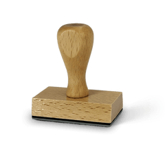 Tampon Bois Rectangle 4x6 cm