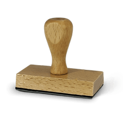 Tampon Bois Rectangle 4x7 cm