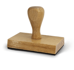 Tampon Bois Rectangle 5x8 cm