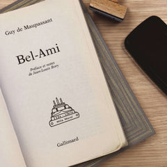 Tampon Ex-libris livres gateau