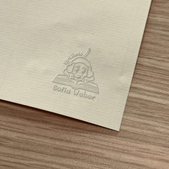 Ex-libris chien sur livre