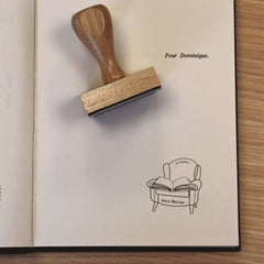 Tampon Ex-libris fauteuil