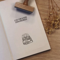 Tampon Ex-libris livres ensoleillées