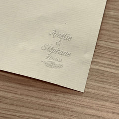 Embosseur Mariage branche d'olivier