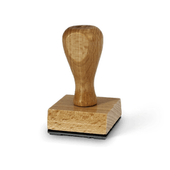 Tampon Bois Carré 4x4 cm