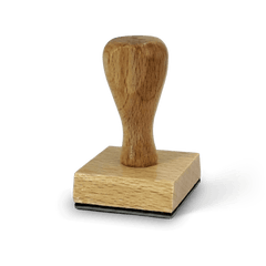 Tampon Bois Carré 5x5 cm