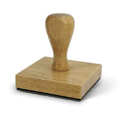 Tampon Bois Carré 7x7 cm