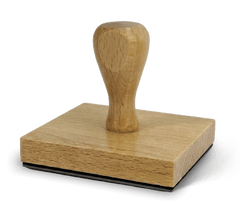 Tampon Bois Carré 8x8 cm