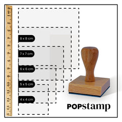 Tampon Ex-libris renard avec livres